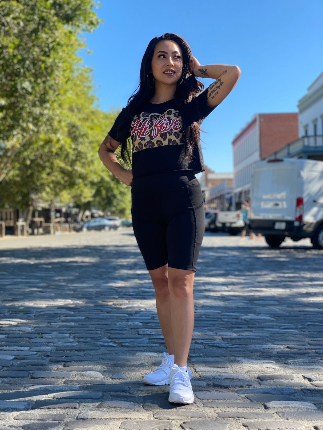 HI fivE "Wild Side" Crop shirt