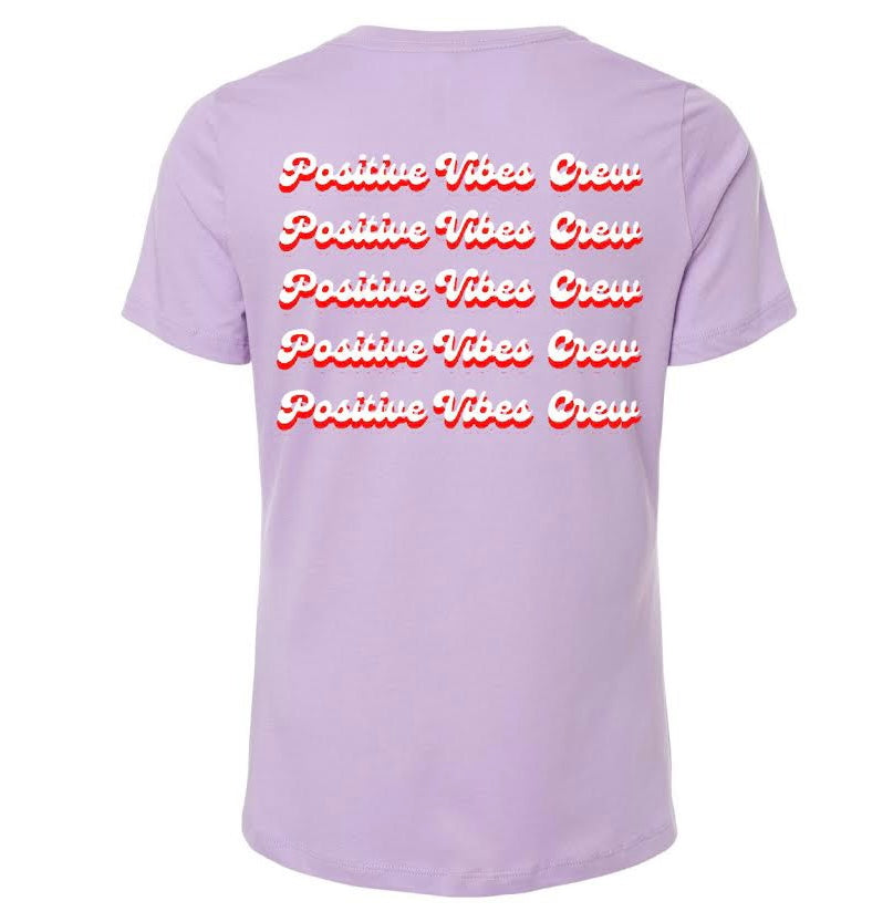 Ladies Hi fivE "Positive Vibes Crew" Tee