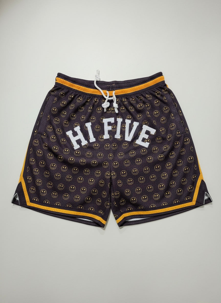 Hi fivE “Smiley” Mesh Shorts