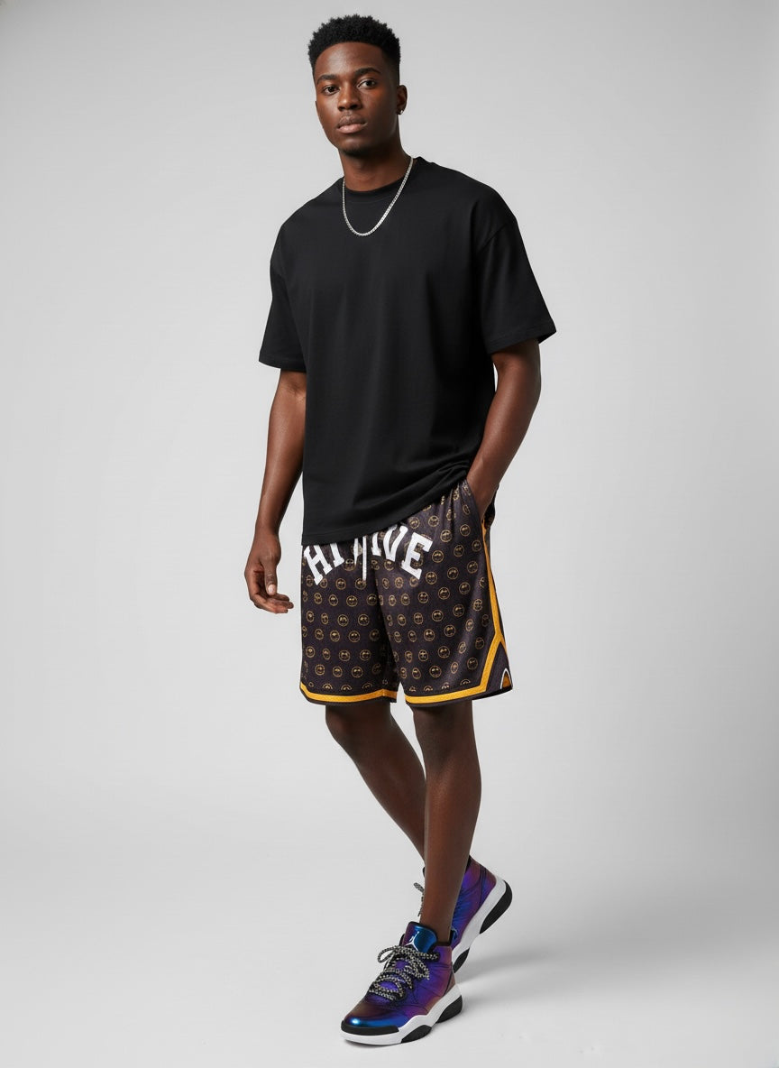 Hi fivE “Smiley” Mesh Shorts