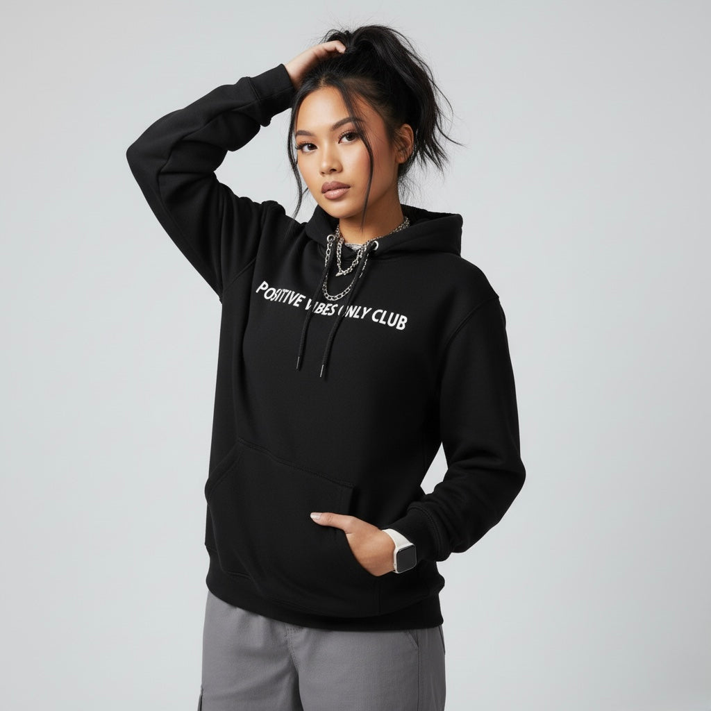 Positive Vibes Only Club Hoodie