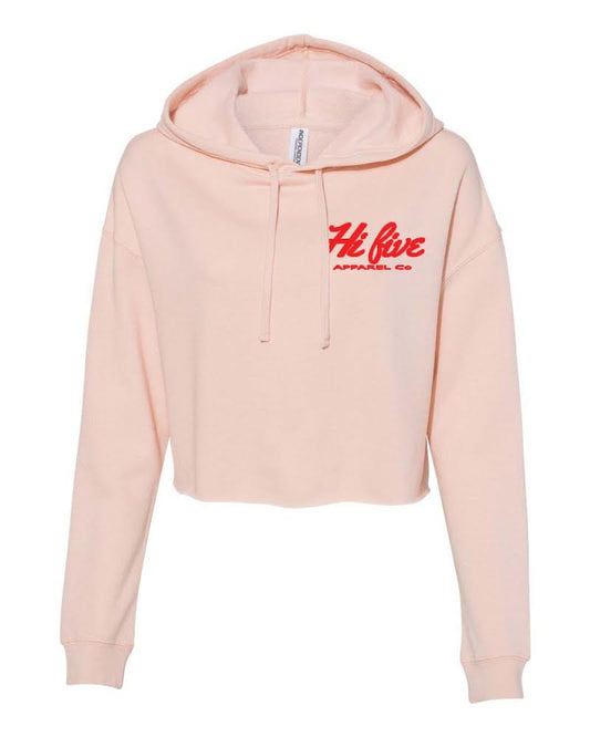 Hi fivE "Love and Positivity" Crop Hoodie